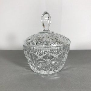 Beyer Bleikristall Lead Crystal Handcrafted Candy Dish Made in West-Germany